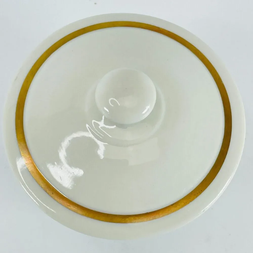 Vtg Union Pacific Railroad UPRR Winged Streamliner China Sugar Soup Bowl Cup Lid